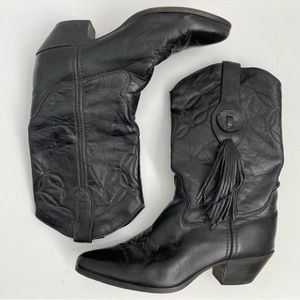 Laredo Black Cowboy Boots